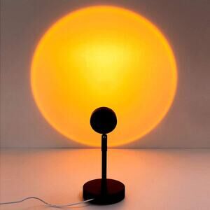 Sunset Projection Lamp,180 Degree Rotation Rainbow Projection Lamp USB Charging